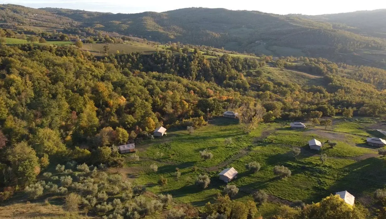 View over the valley from the estate